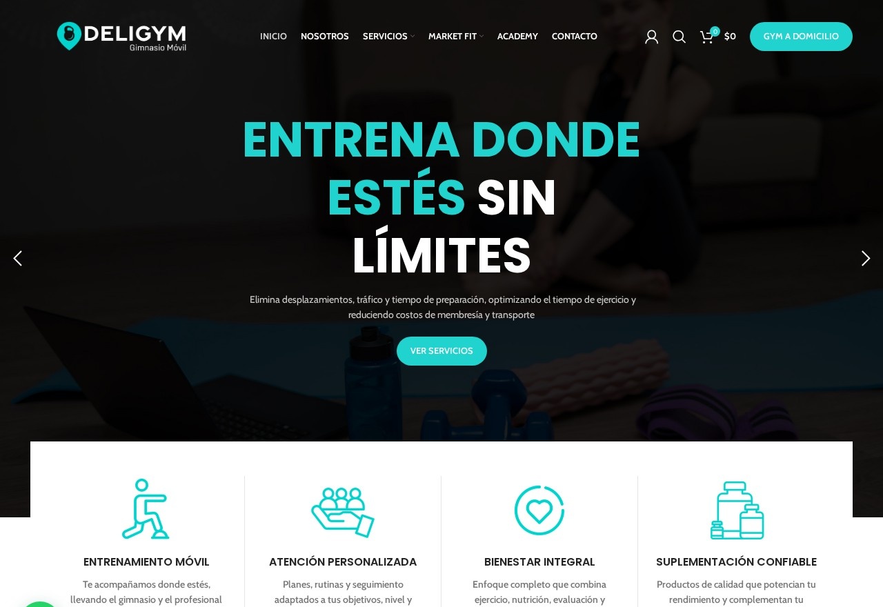DeliGym — Plataforma Web y E-commerce